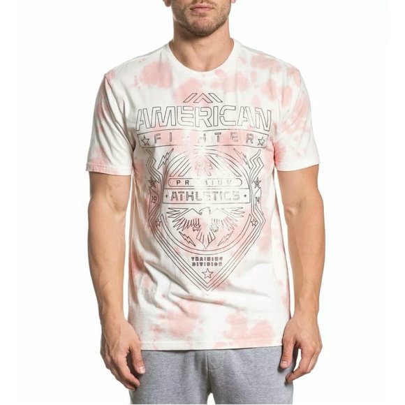 AMERICAN FIGHTER GALVESTON Men's T-Shirt S/S Biker - Picture 11 of 11